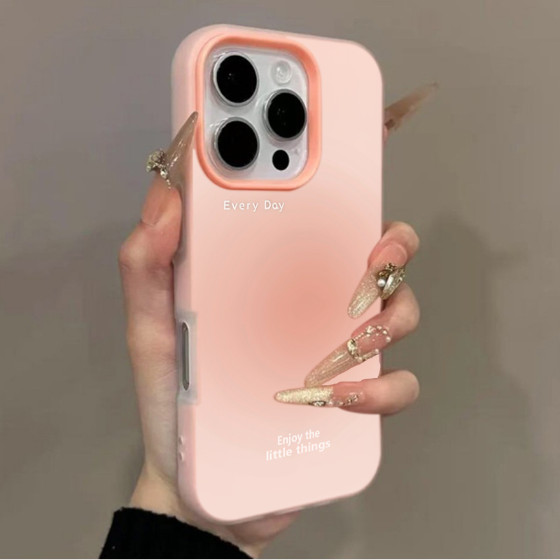 Phone Cases Protective - Pink Gradient Pattern Phone Case For