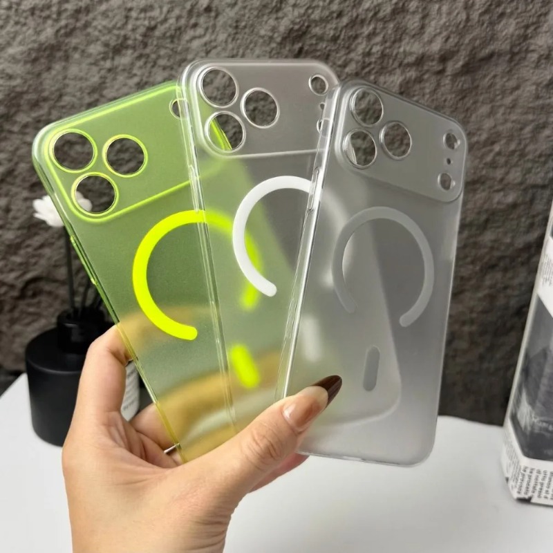 Clear Magsafe Case - 0.3mm Ultra Thin PC Fresh Color