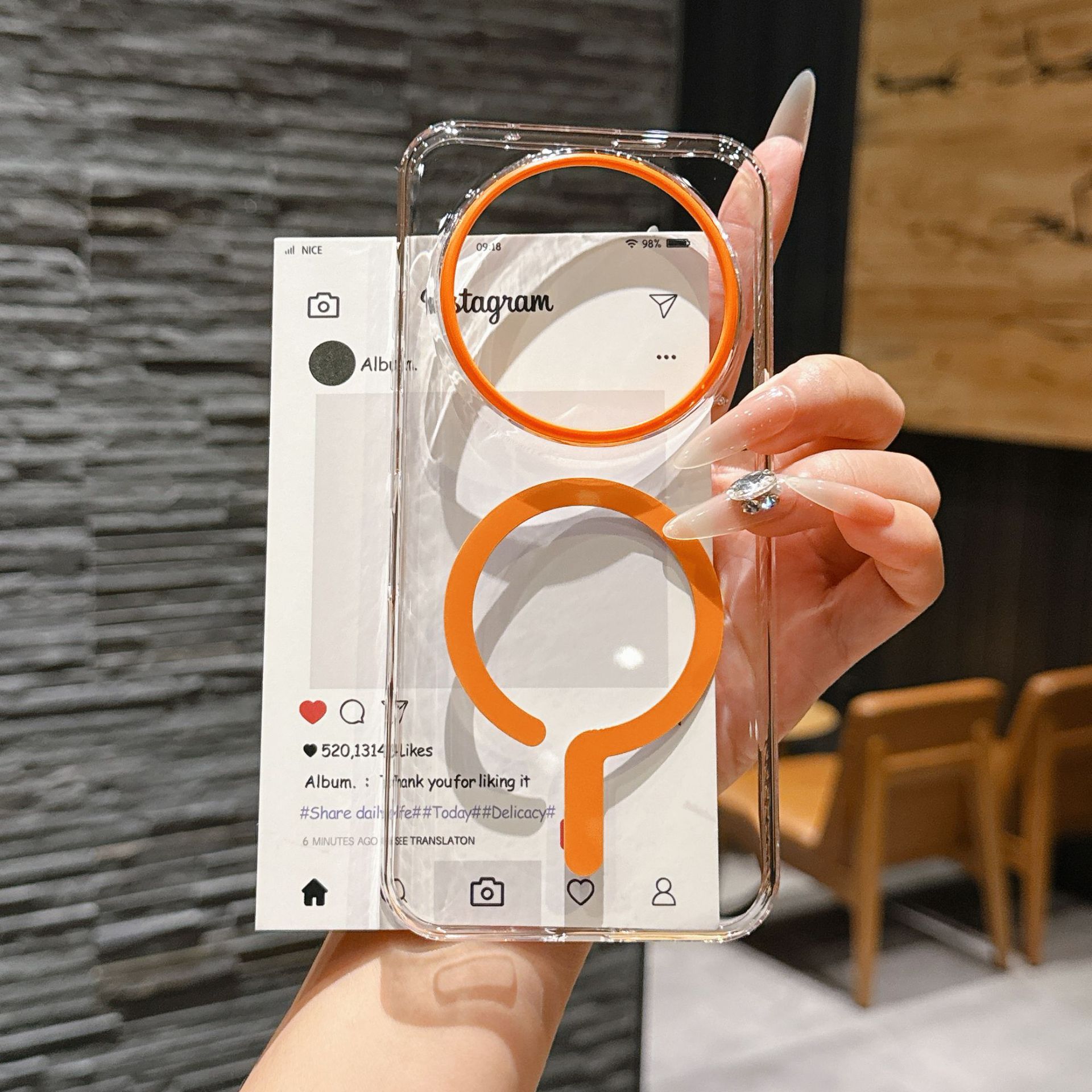 Clear Magsafe Case - Fashion Luxury HD Transparent Phone Case