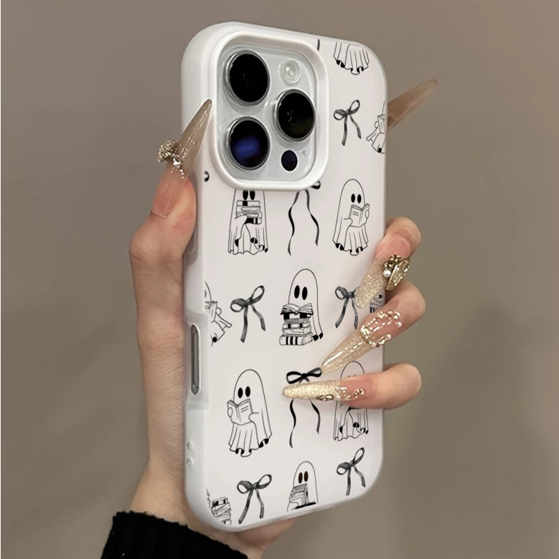 Phone Cases Xs Max - Cute Halloween Book Ghost Bow Phone