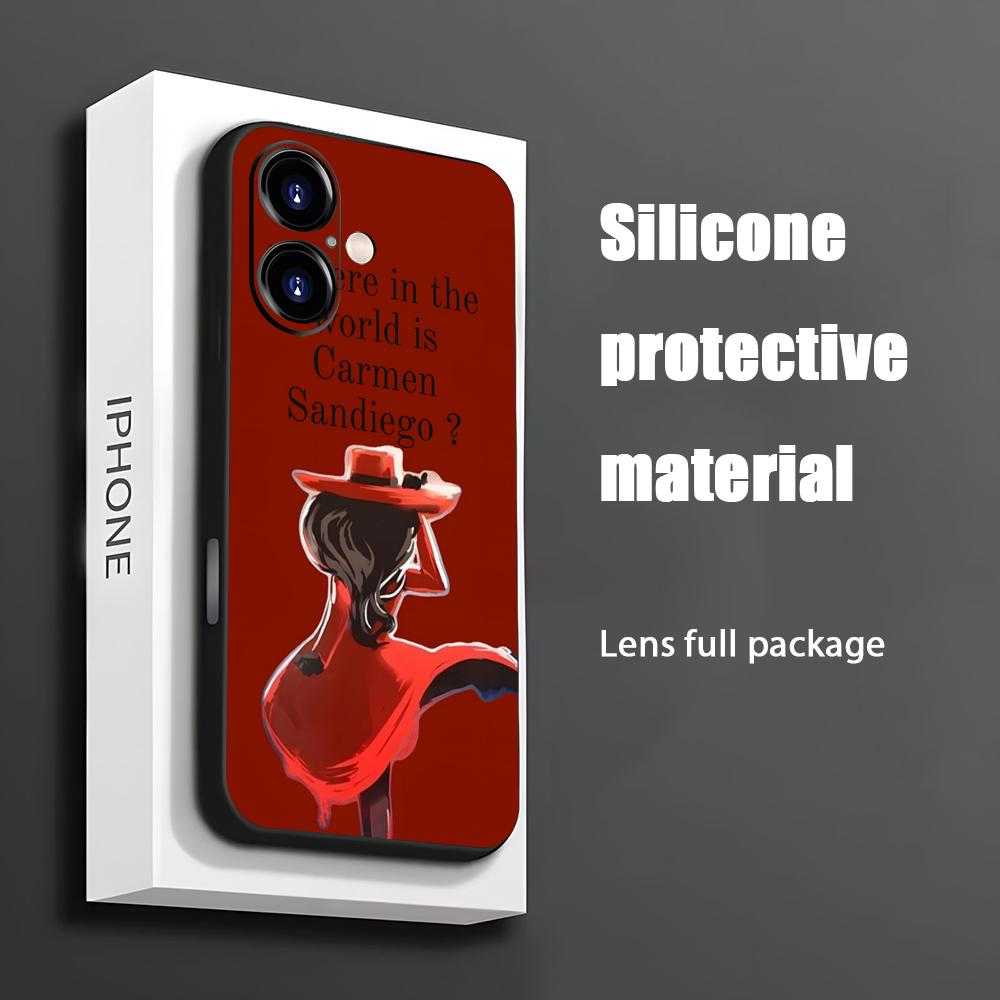 Phone Cases Protective - Hot Carmen Sandiego Cartoon Phone Case