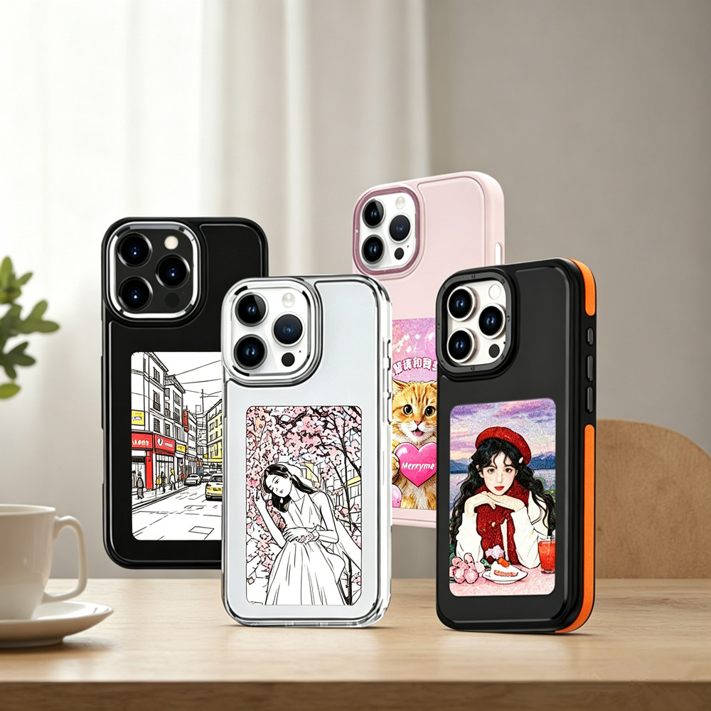 Phone Cases Diy - NFC Ink Screen Phone Case Aermy
