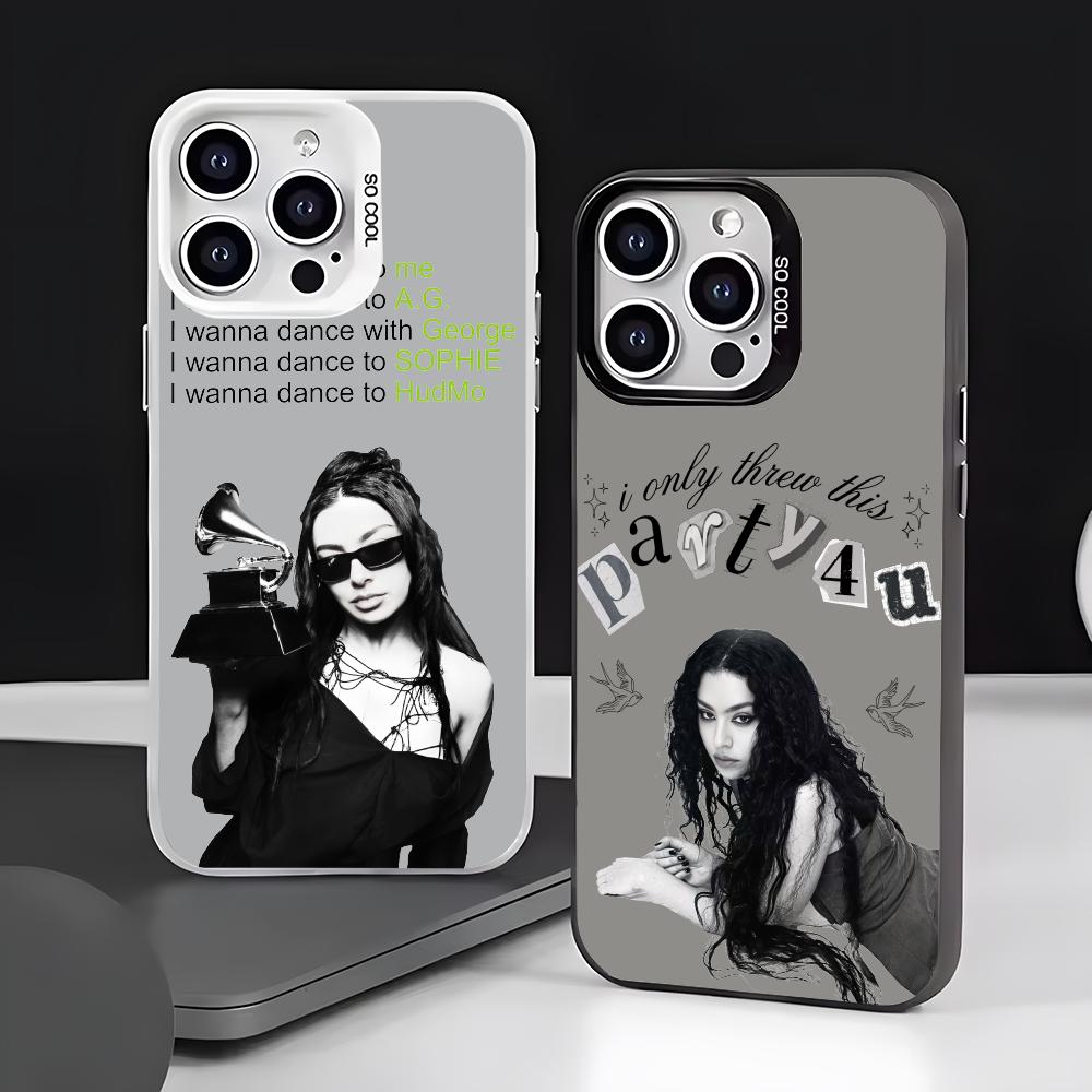 Phone Cases Iphone 16 Pro Max - C-Charli Xcx Rapper Cool Phone Case