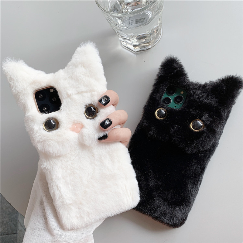 3D Cute Cartoon Cat Furry Plus - огляд і ціна Phone Cases Iphone 16 Pro Max