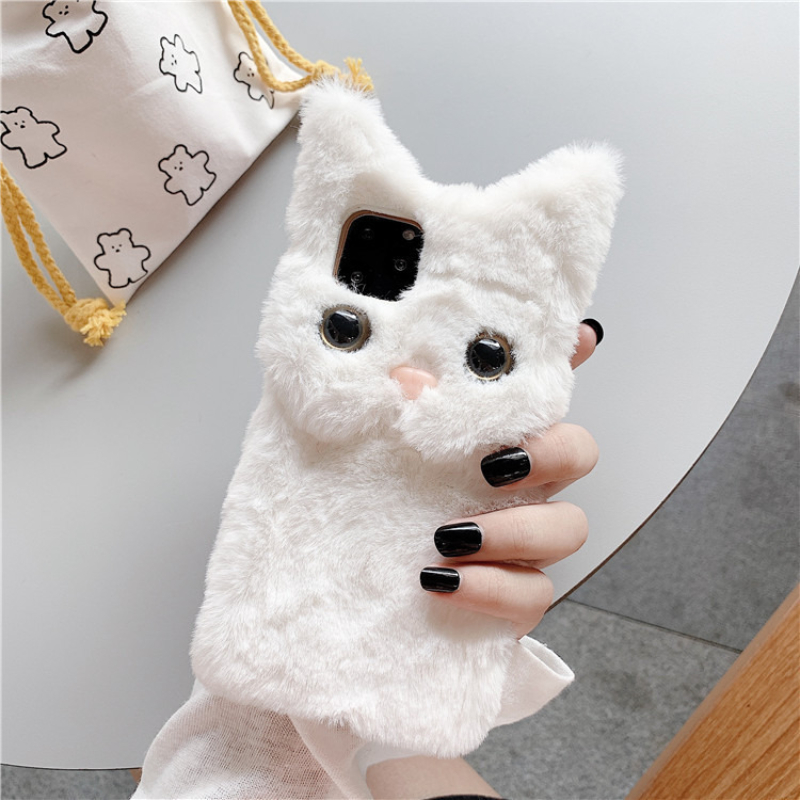 3D Cute Cartoon Cat Furry Plus - огляд і ціна Phone Cases Iphone 16 Pro Max