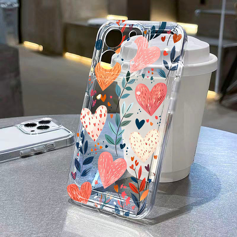 Silicone Love Heart Leaves Eye - огляд і ціна Phone Cases Protective
