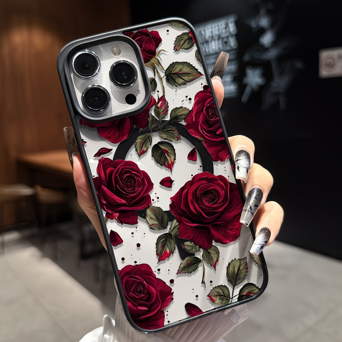 Vintage Red Rose Floral Patter - огляд і ціна Phone Cases Vintage