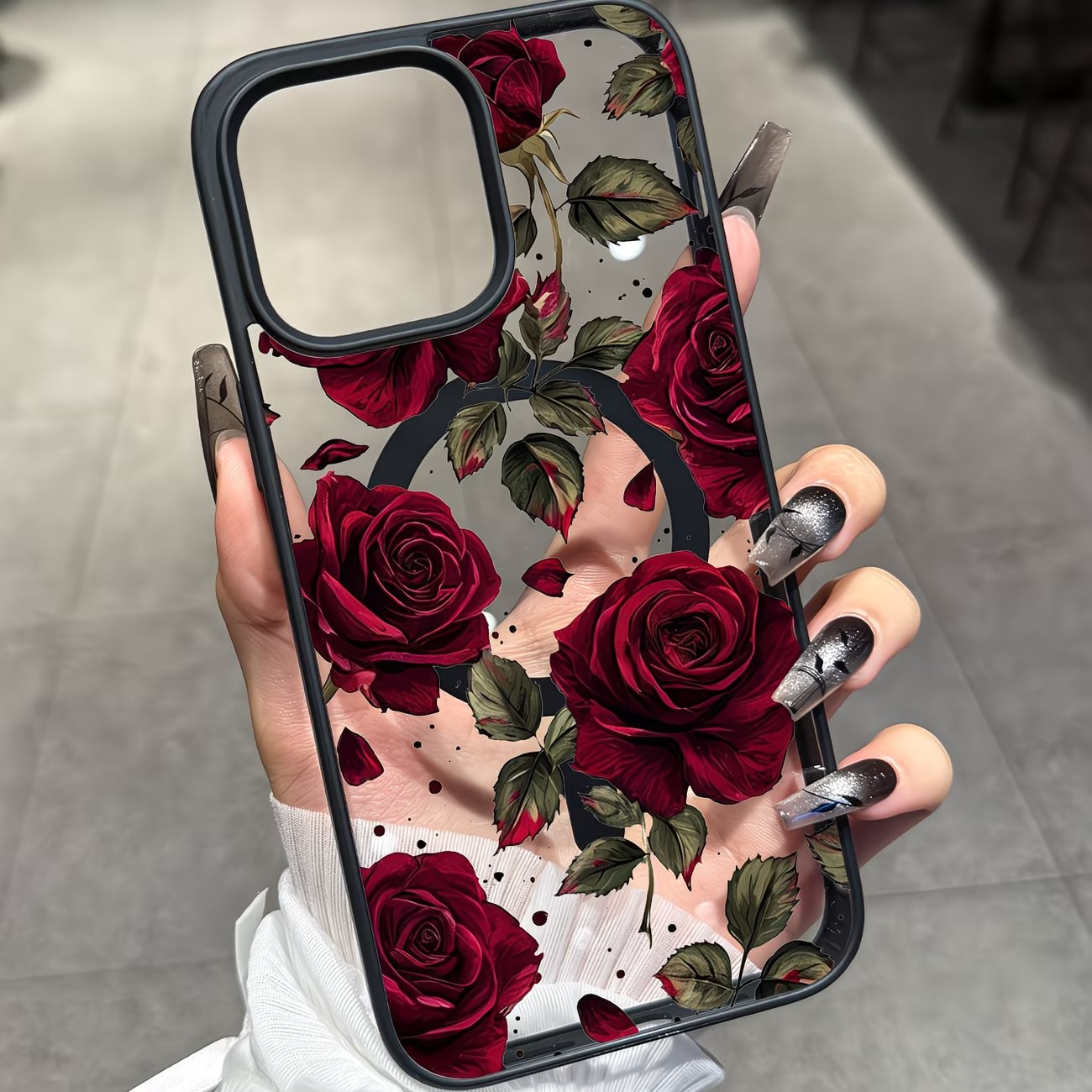 Vintage Red Rose Floral Patter - огляд і ціна Phone Cases Vintage
