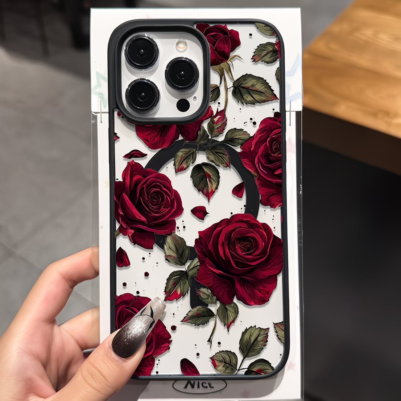 Vintage Red Rose Floral Patter - огляд і ціна Phone Cases Vintage