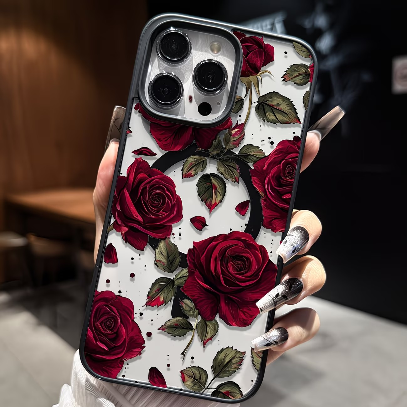 Vintage Red Rose Floral Patter - огляд і ціна Phone Cases Vintage