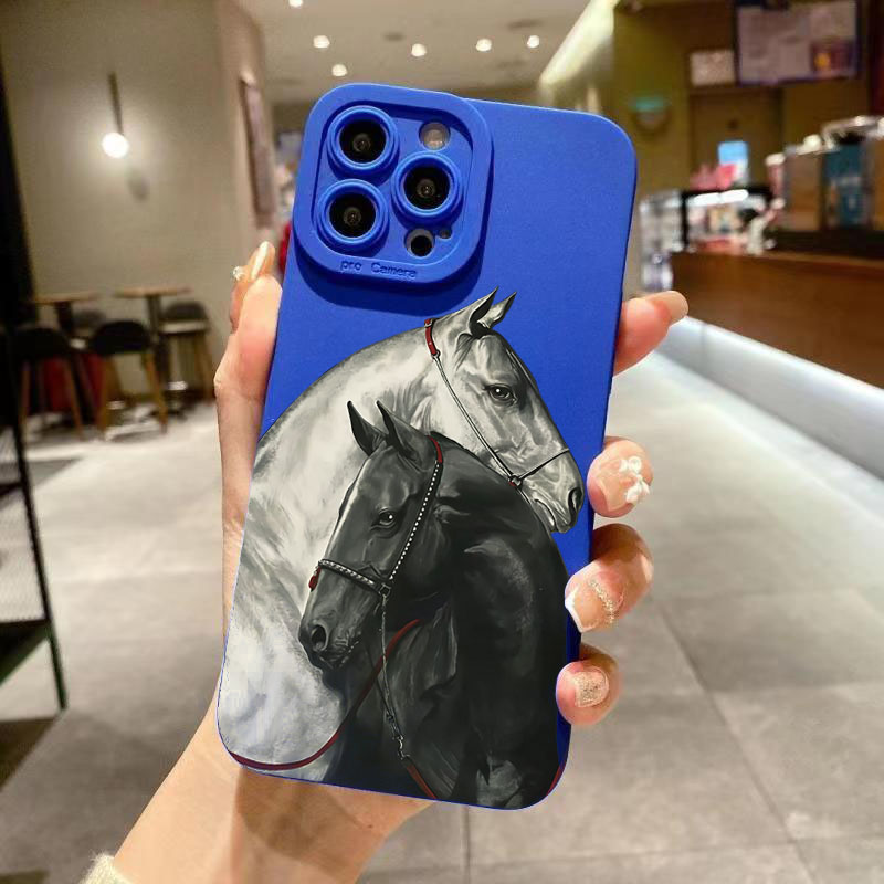 Vintage Black White Horse Phon - огляд і ціна Phone Cases Vintage