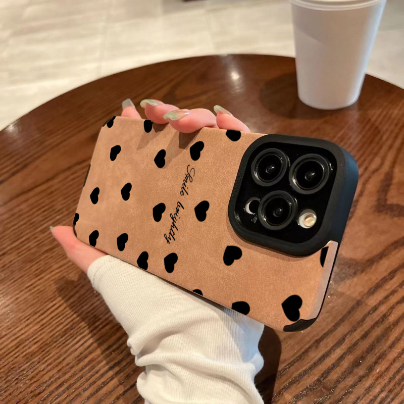 New Luxury Black Love Heart Ph - огляд і ціна Phone Cases Protective