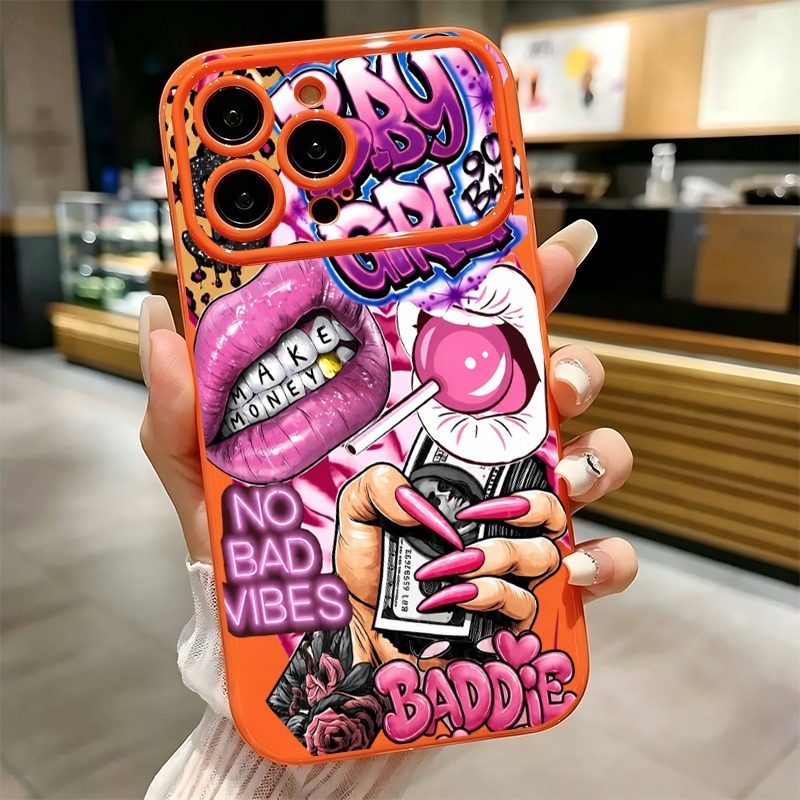 Hip Hop Pink Lips Baby Girl Gr - огляд і ціна Phone Cases Durable