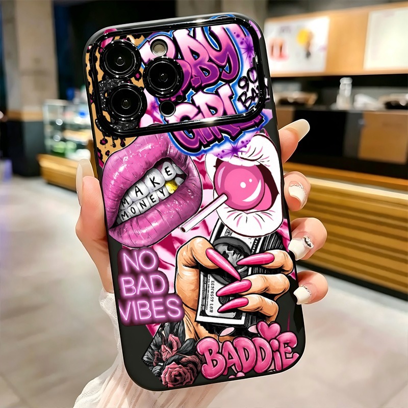 Hip Hop Pink Lips Baby Girl Gr - огляд і ціна Phone Cases Durable