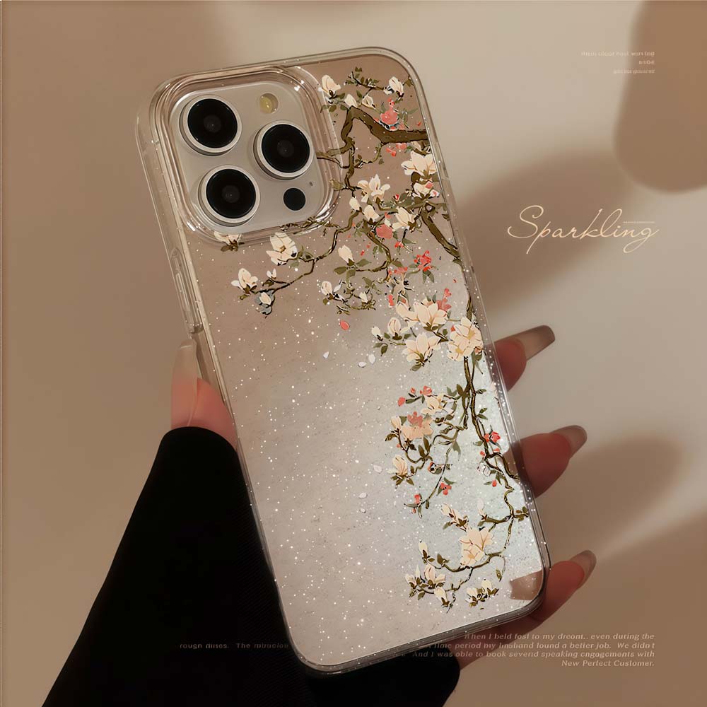 Vintage Magnolia Flower glitte - огляд і ціна Phone Cases Vintage
