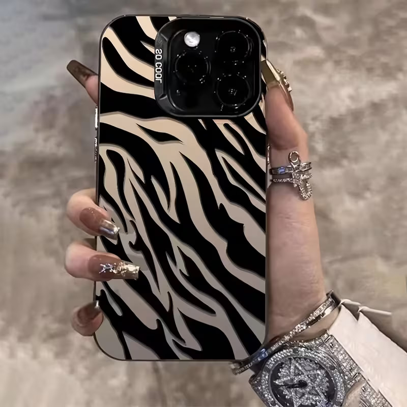 Zebra Pattern Black Advanced I - огляд і ціна Phone Cases Durable