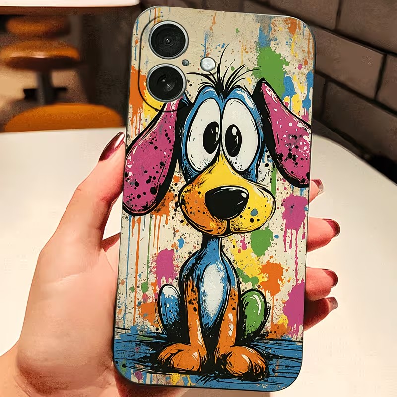 Graffiti Colored Puppy TPU Pho - огляд і ціна Phone Cases Xs Max