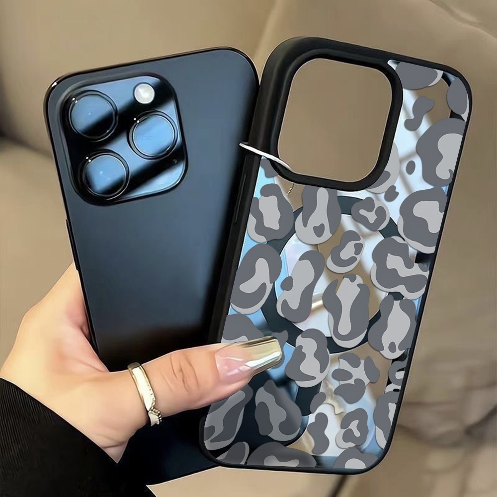 Black Leopard Print Pattern Ca - огляд і ціна Clear Magsafe Case