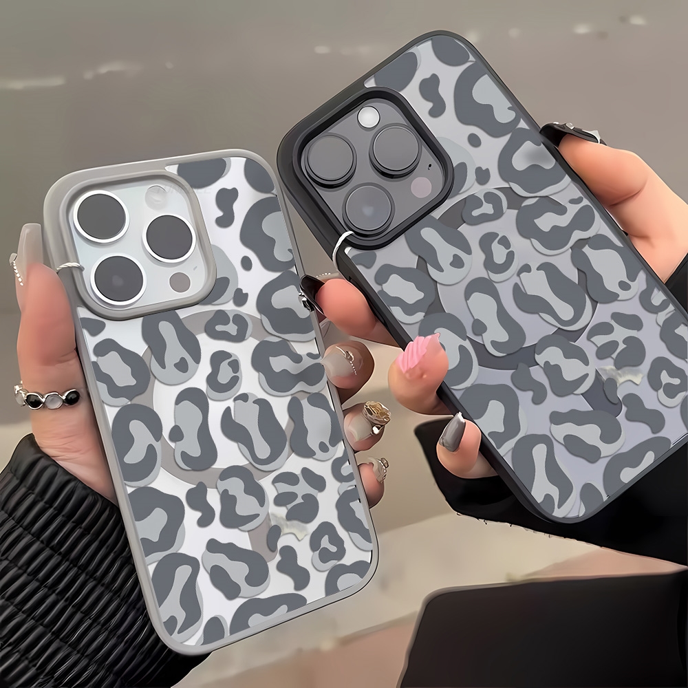 Black Leopard Print Pattern Ca - огляд і ціна Clear Magsafe Case