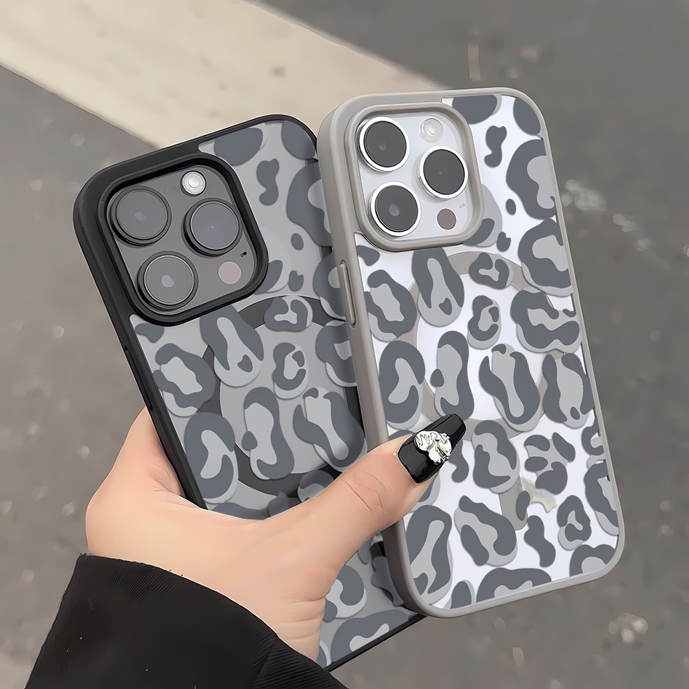 Black Leopard Print Pattern Ca - огляд і ціна Clear Magsafe Case