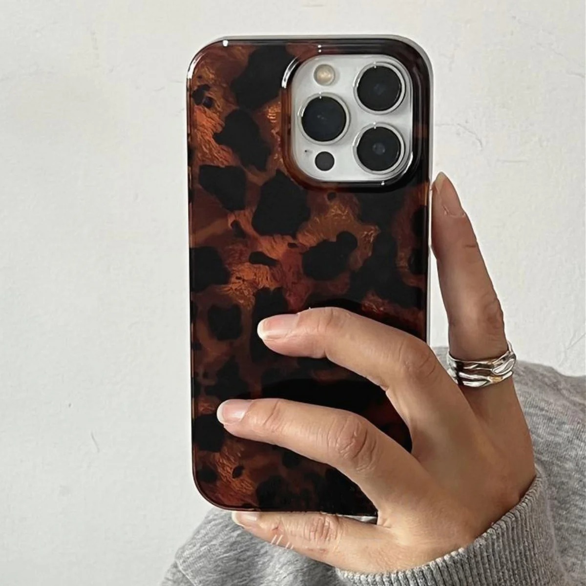 Retro Amber Texture Laser Phon - огляд і ціна Phone Cases Mous