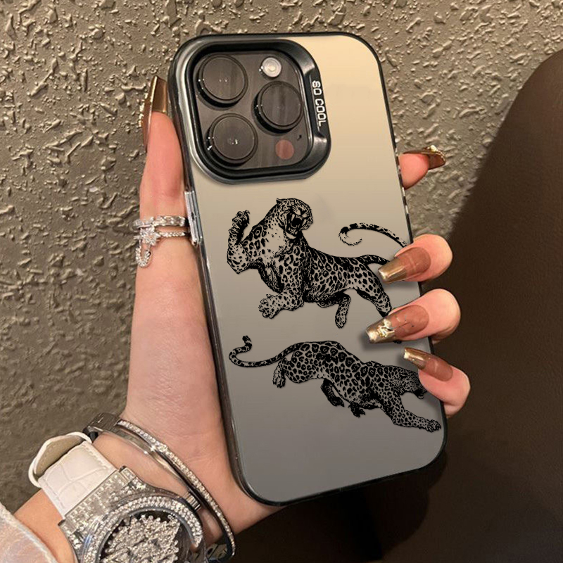 Vintage Leopard Line Art Phone - огляд і ціна Phone Cases Vintage