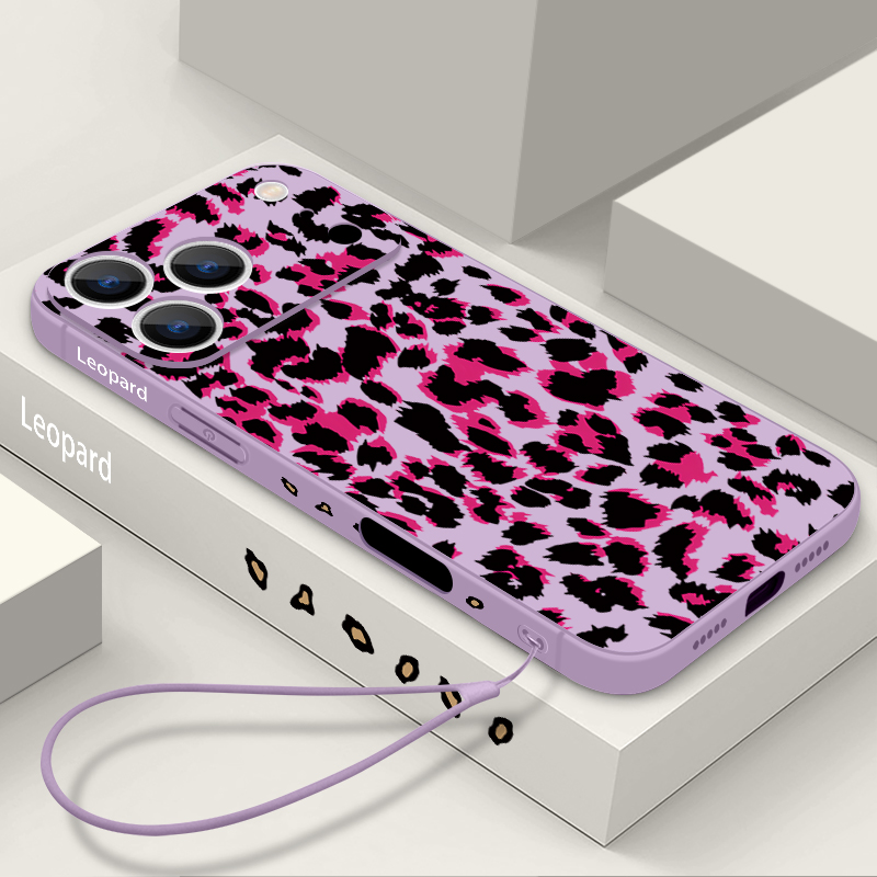 Leopard Print Pattern Lanyard  - огляд і ціна Phone Cases Durable