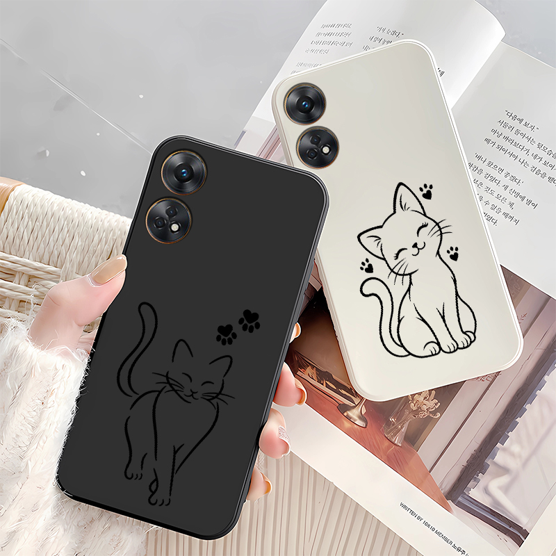 Drawing Sketch Line Cat Phone  - огляд і ціна Phone Cases Drawing