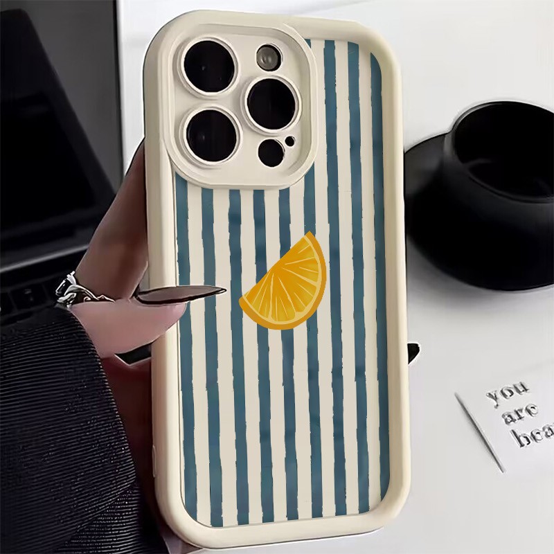 Striped Lemon Slice Pattern Ph - огляд і ціна Phone Cases Protective