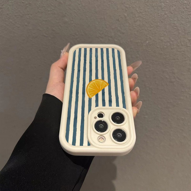 Striped Lemon Slice Pattern Ph - огляд і ціна Phone Cases Protective
