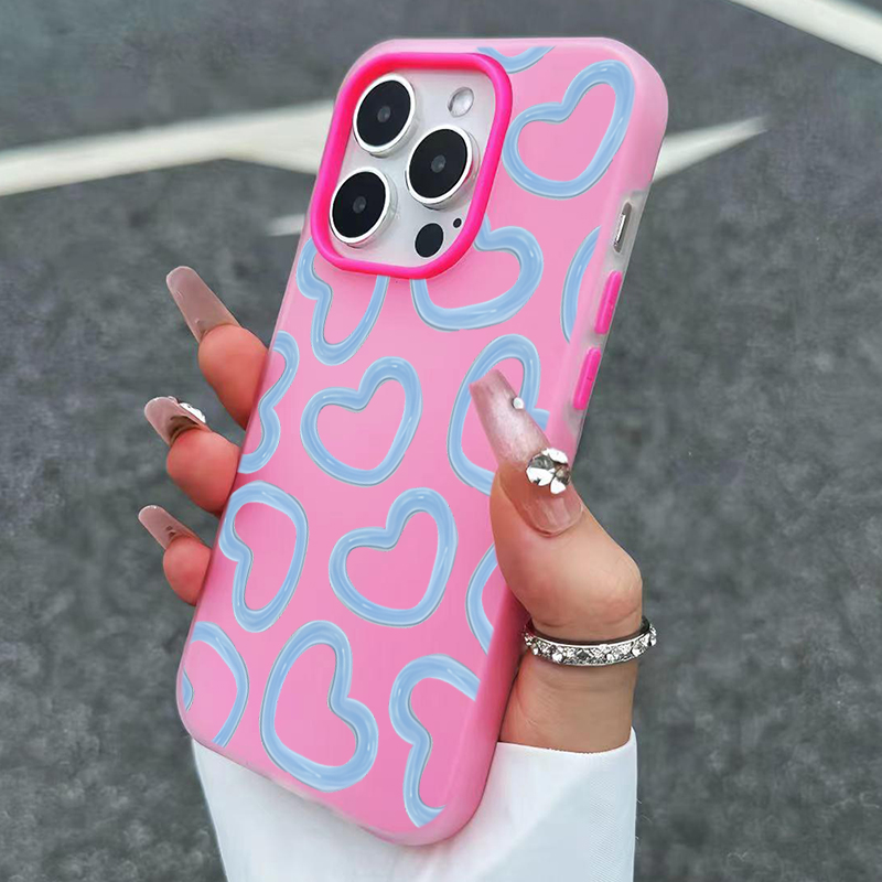 Cute Oil Painting Love Heart P - огляд і ціна Phone Cases Drawing