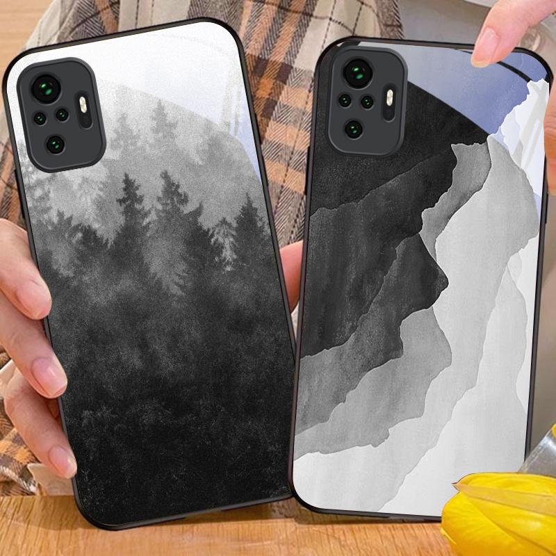 Ink landscape painting For Red - огляд і ціна Phone Cases Drawing