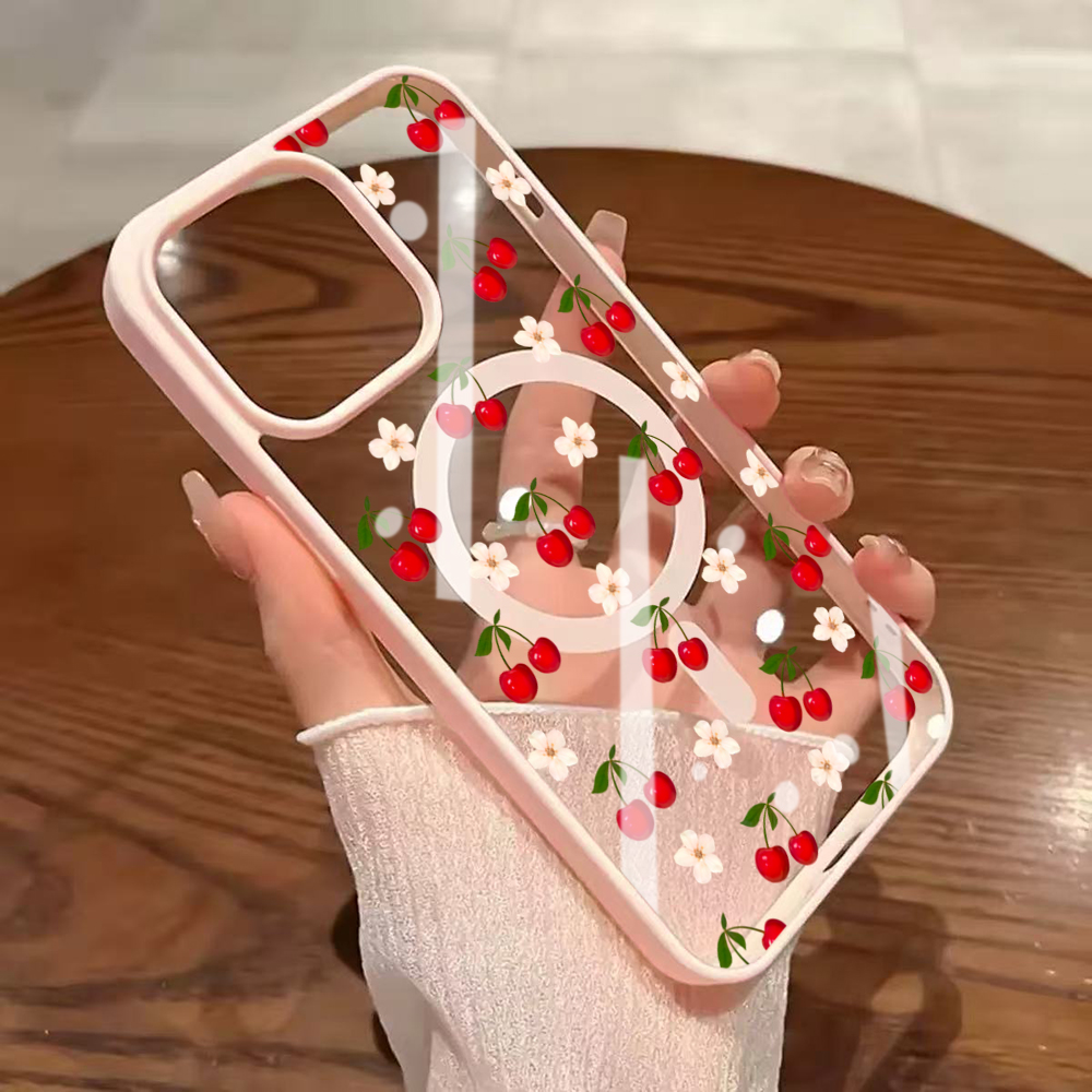 Cute Cherry Fruit Clear Case F - огляд і ціна Clear Magsafe Case
