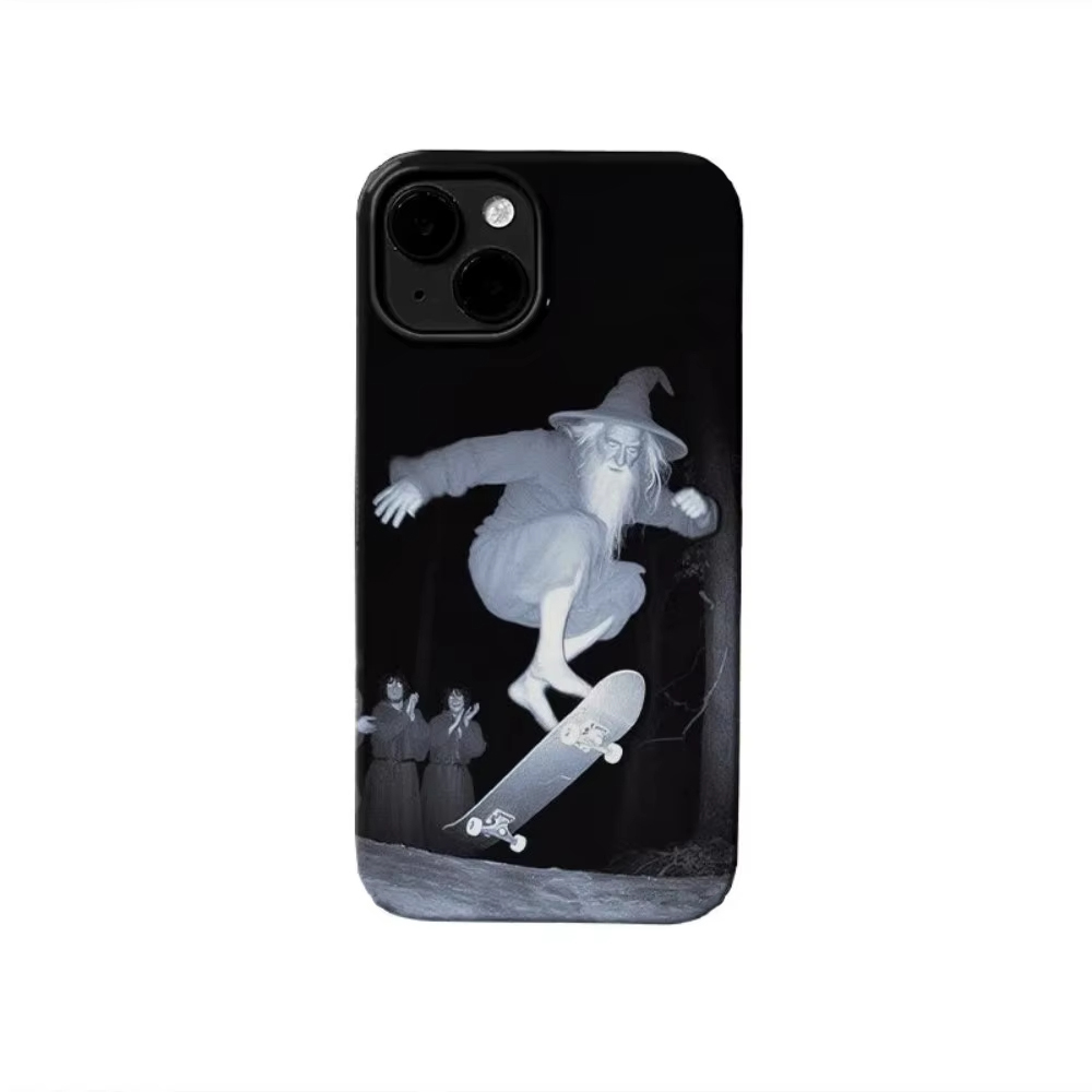 Whimsical Wizard Skateboarding - огляд і ціна Phone Cases Durable