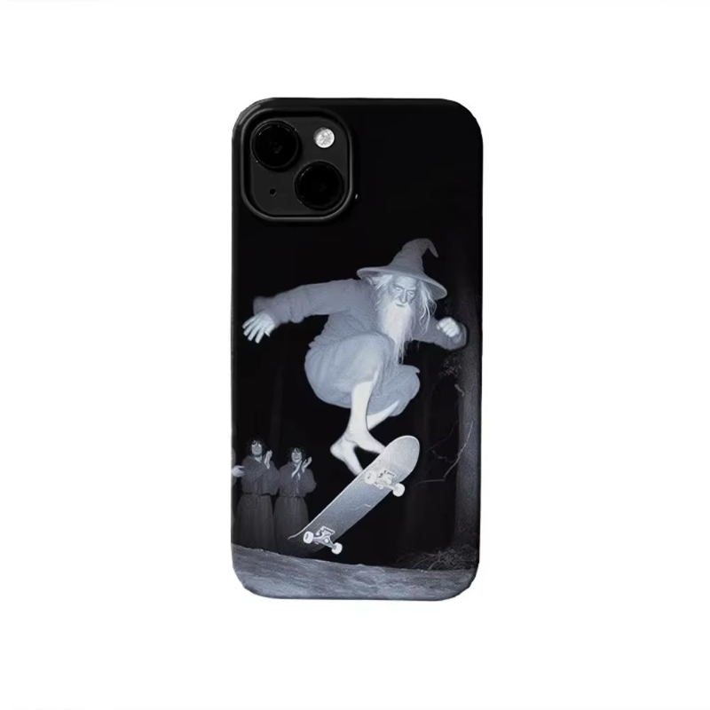 Whimsical Wizard Skateboarding - огляд і ціна Phone Cases Durable