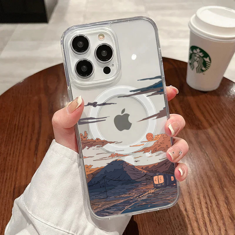 Sunset Pattern Fashion Phone C - огляд і ціна Phone Cases Durable