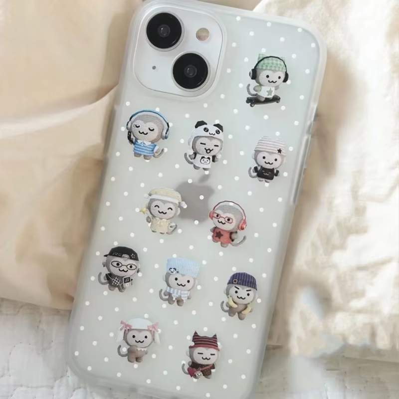 Simple Kawaii Monkey White Pol - огляд і ціна Phone Cases Iphone 16 Pro Max