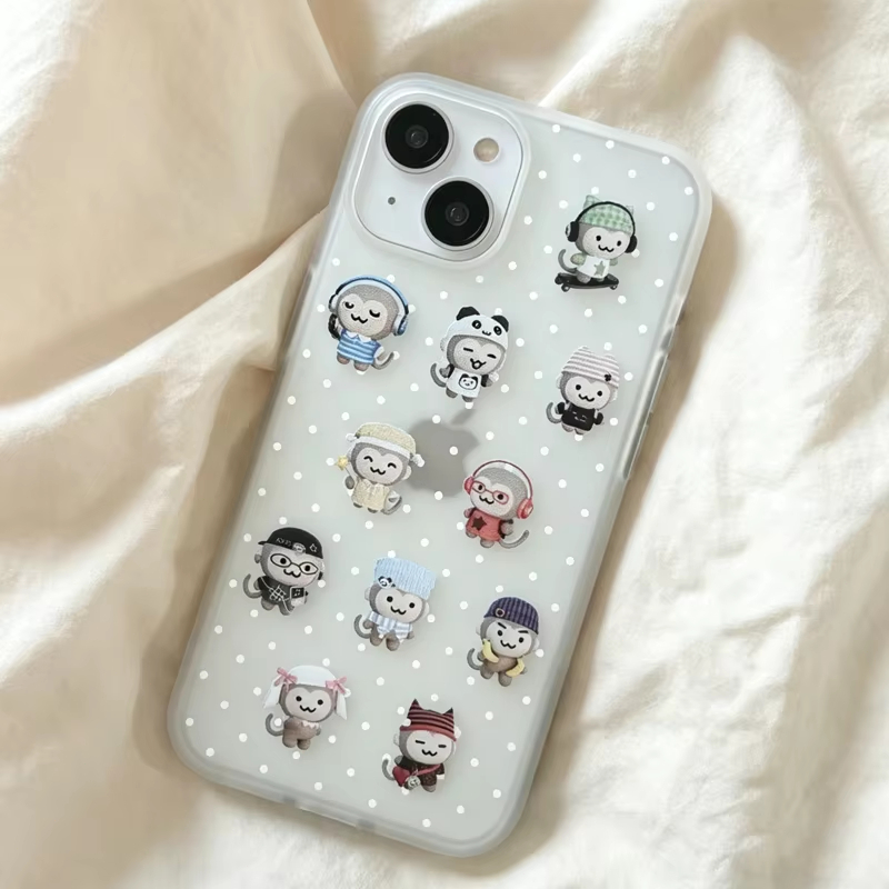 Simple Kawaii Monkey White Pol - огляд і ціна Phone Cases Iphone 16 Pro Max