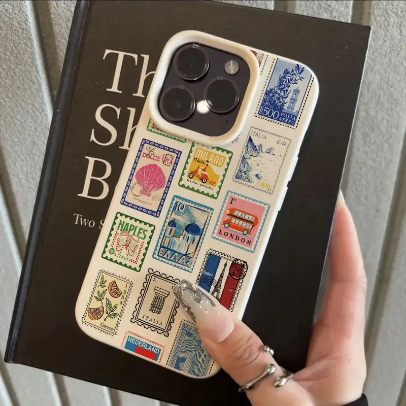Vibrant Retro Stamp Lichee Des - огляд і ціна Phone Cases Drawing
