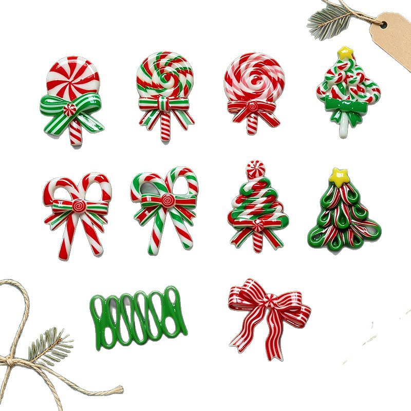 5pcs Christmas Resin Accessori - огляд і ціна Phone Cases Junk