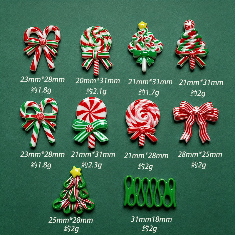 5pcs Christmas Resin Accessori - огляд і ціна Phone Cases Junk