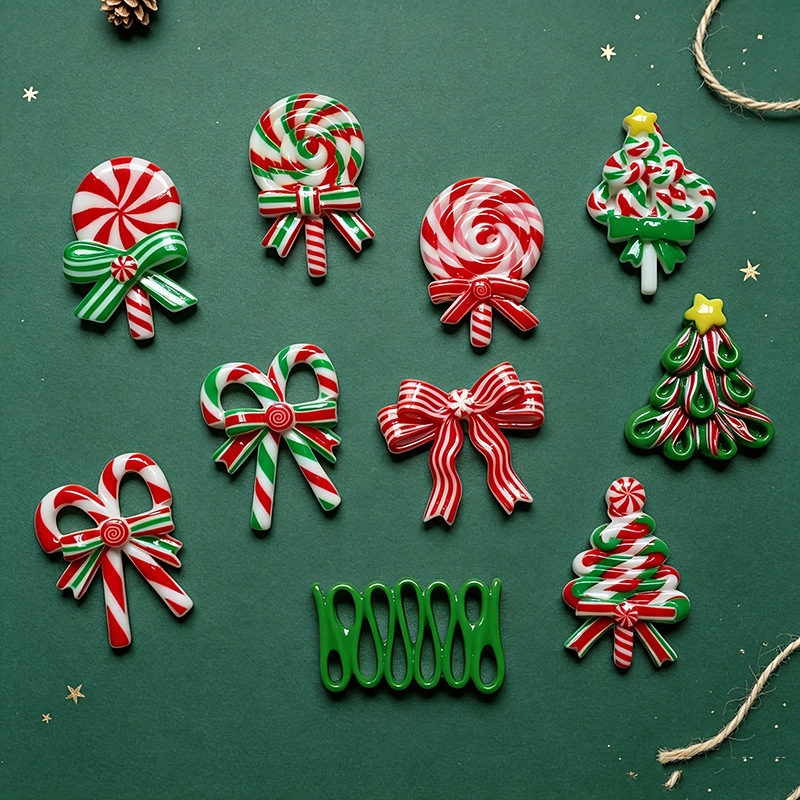 5pcs Christmas Resin Accessori - огляд і ціна Phone Cases Junk