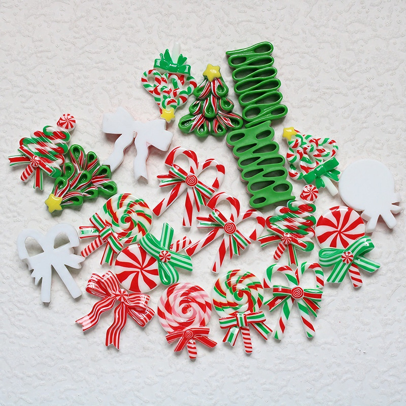 5pcs Christmas Resin Accessori - огляд і ціна Phone Cases Junk