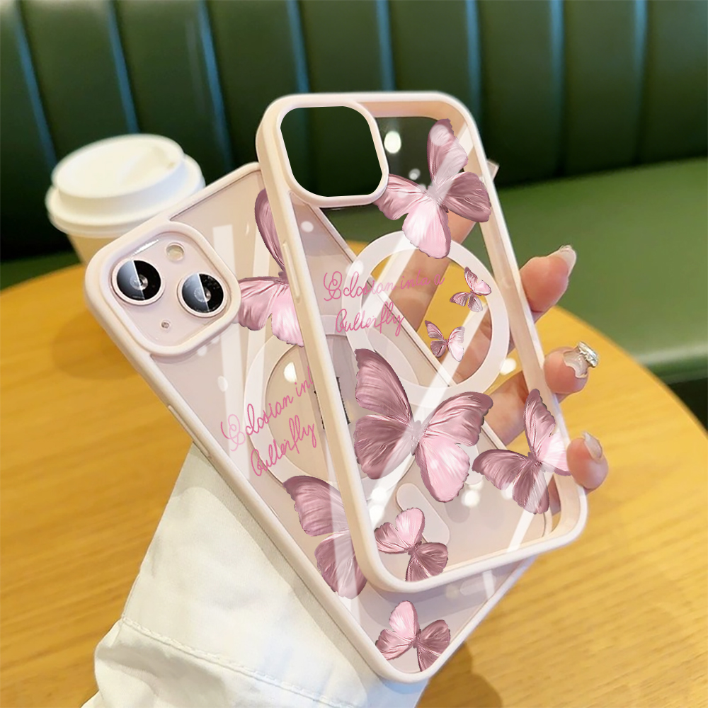 Multiple Powder Butterflies Ph - огляд і ціна Clear Magsafe Case