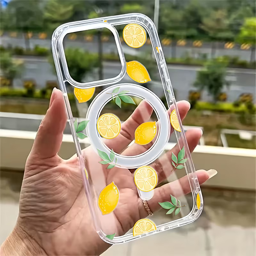 Summer Lemon Phone Case for iP - огляд і ціна Clear Magsafe Case