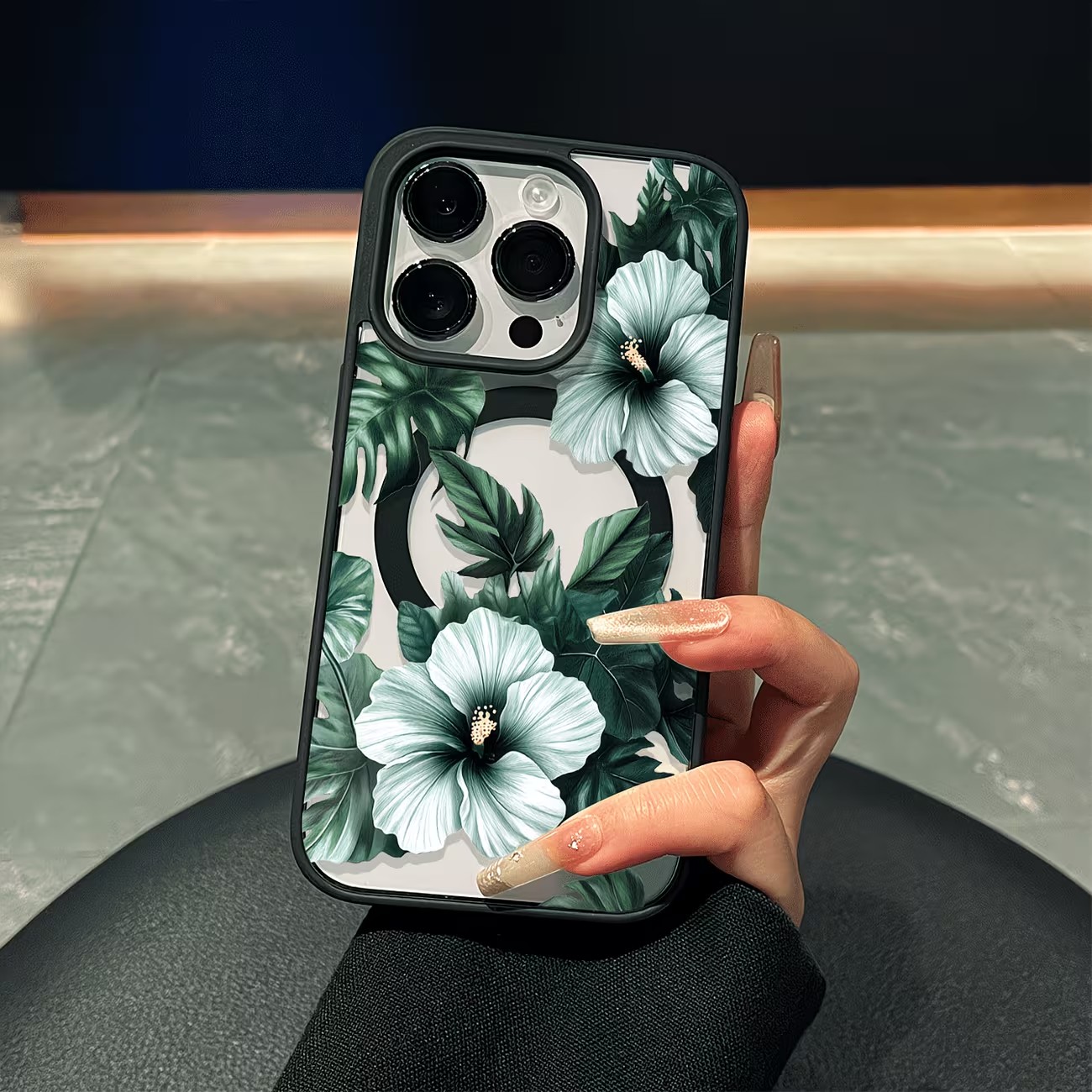 Green Floral Print Phone Case  - огляд і ціна Phone Cases Protective