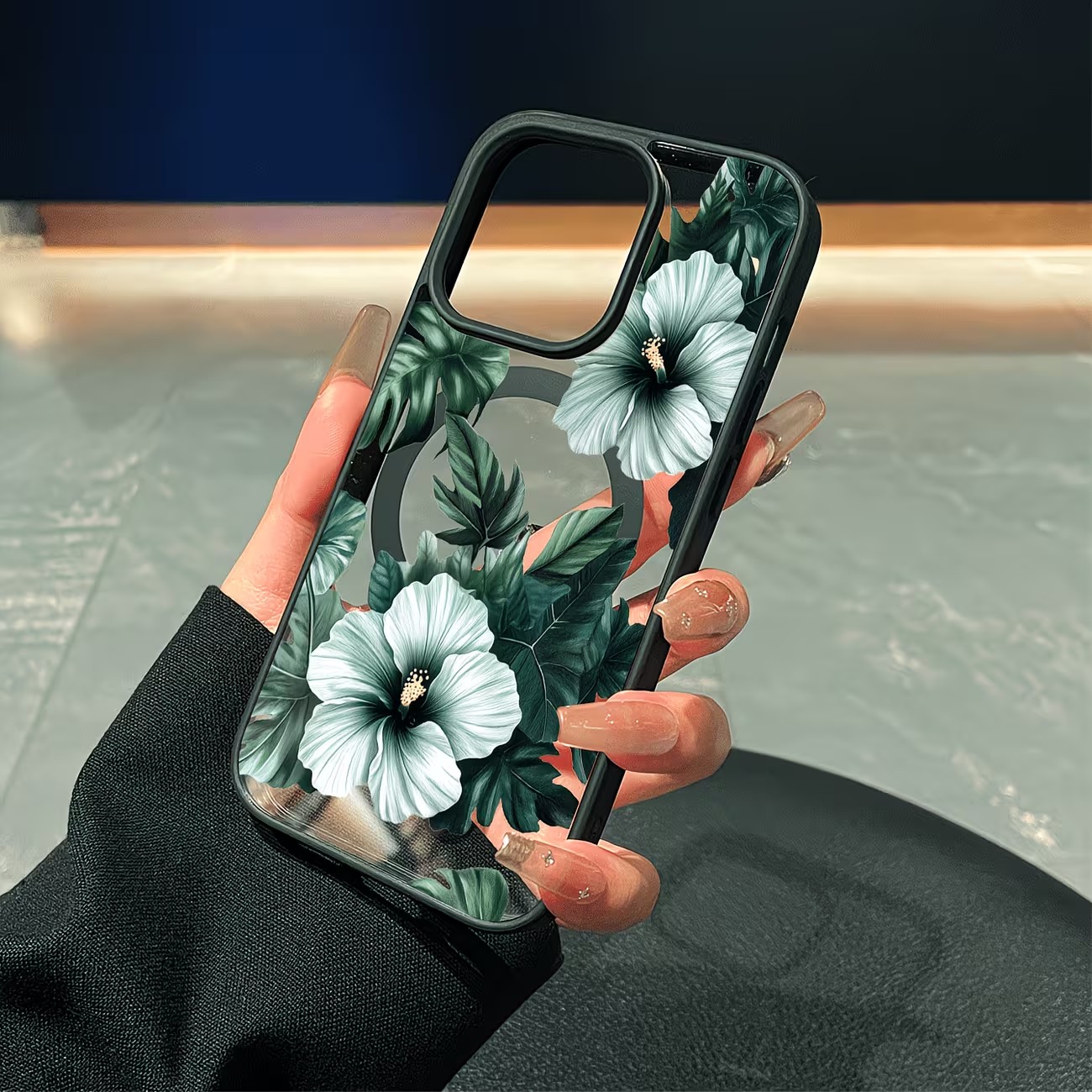 Green Floral Print Phone Case  - огляд і ціна Phone Cases Protective