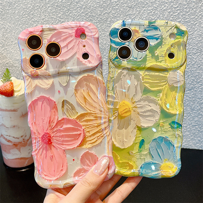 Fashion Oil Painting Flowers W - огляд і ціна Phone Cases Protective