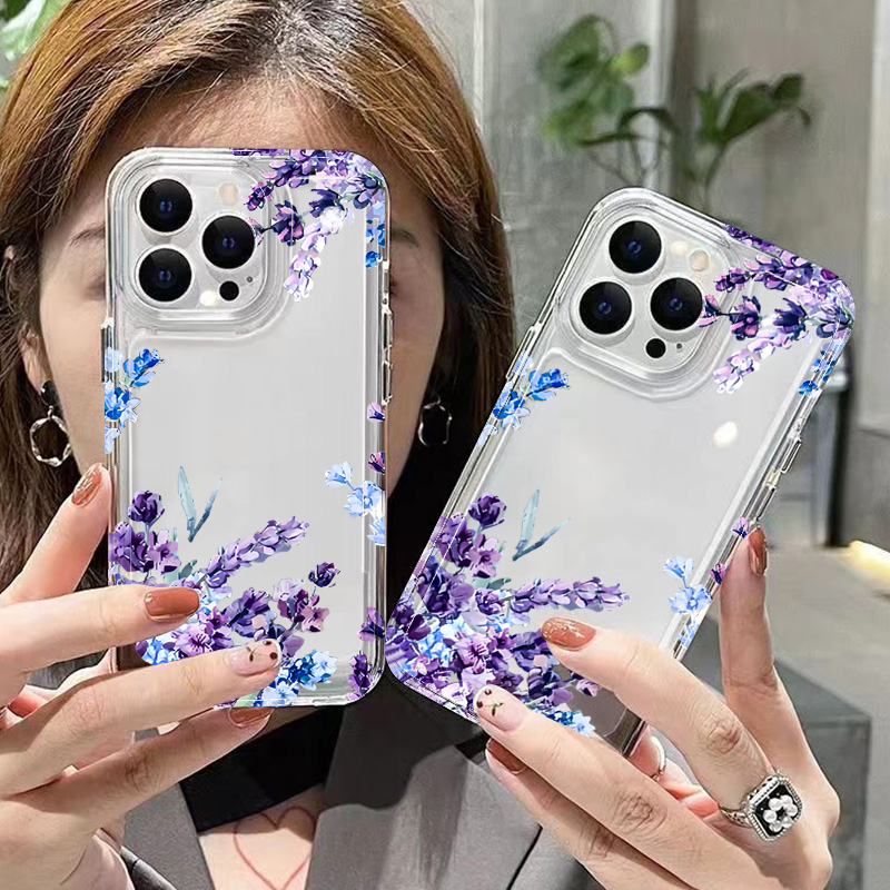 Purple Flower Soft TPU Phone C - огляд і ціна Phone Cases Protective