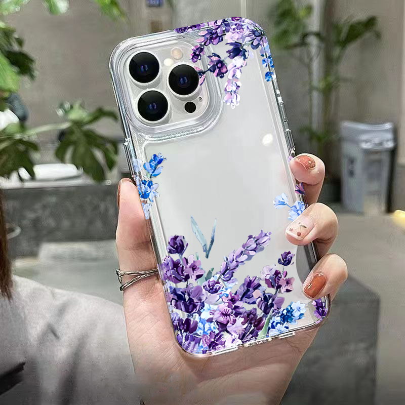 Purple Flower Soft TPU Phone C - огляд і ціна Phone Cases Protective